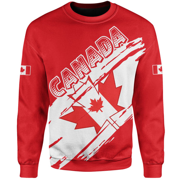 Canada Sweatshirt Canada Pride Diagonal