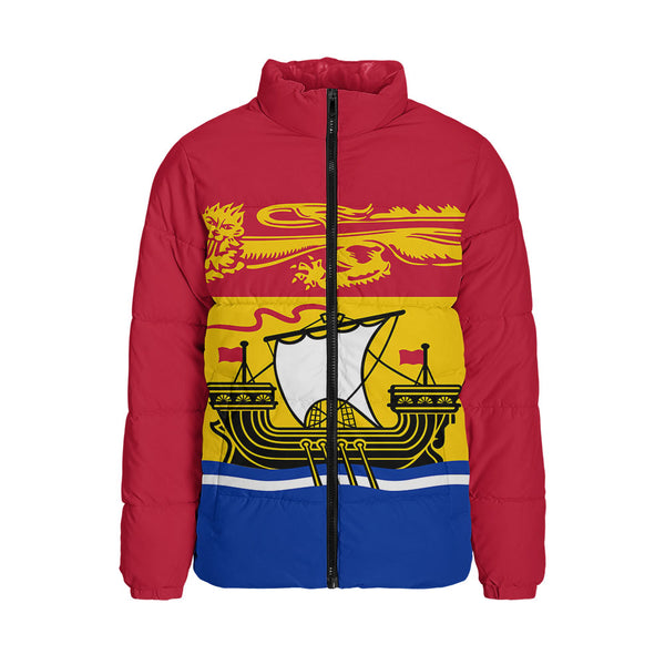 New Brunswick Padded Jacket Flag Minimalist Pride Style