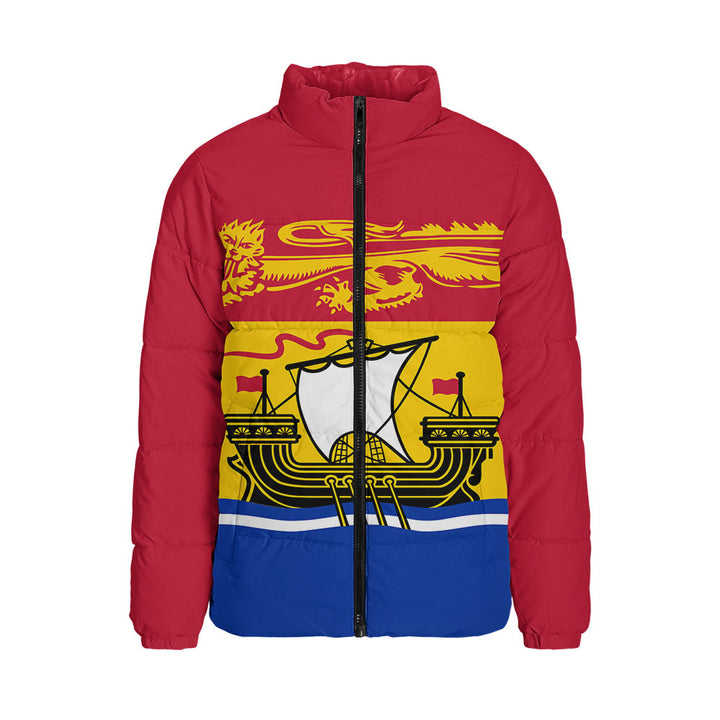 New Brunswick Padded Jacket Flag Minimalist Pride Style