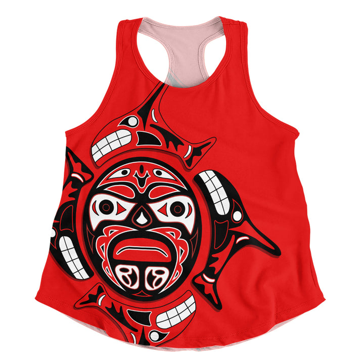 Canada Women Tank Echoes Of The Sun Indigenous Pride