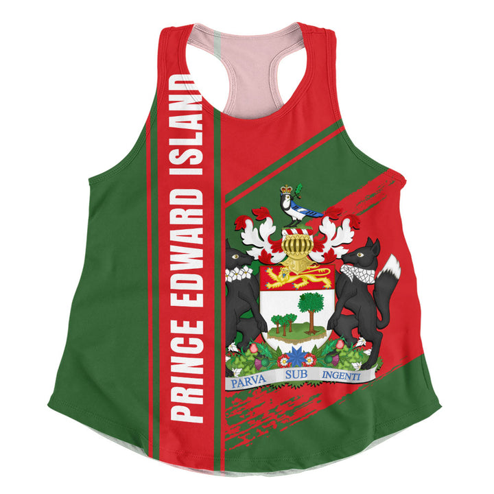 Prince Edward Island Women Tank Heritage Strength Crest