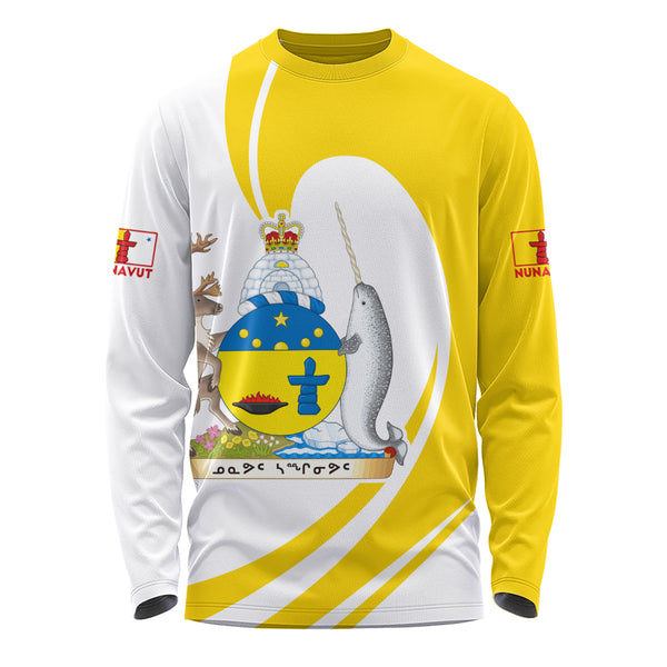 Nunavut Long Sleeve T-Shirt Legacy Of The Noble Spirit