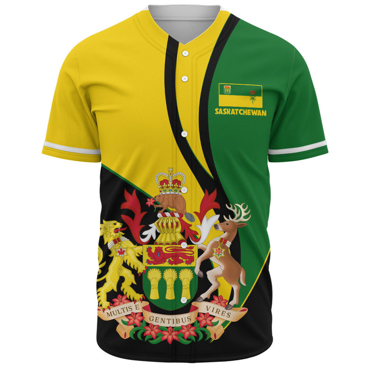 Saskatchewan Baseball Shirt Heritage Pride Of The North