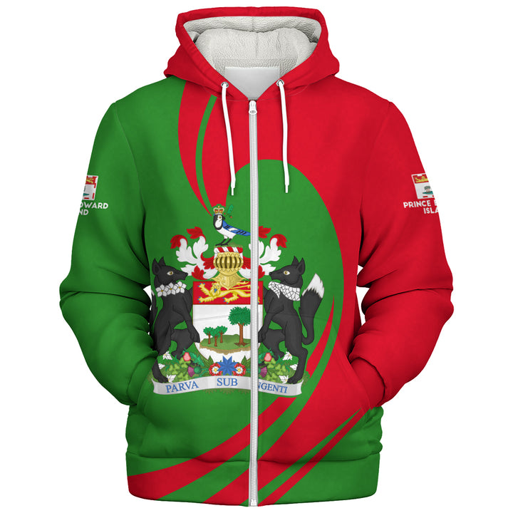 Prince Edward Island Sherpa Hoodie Legacy Of The Noble Spirit