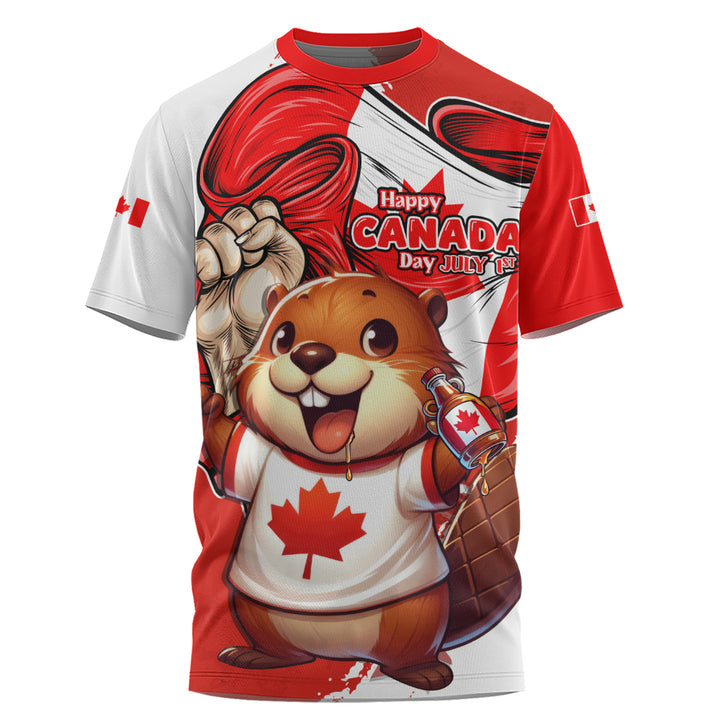 Canada T-Shirt True North Cheer Canada Day Beaver Edition