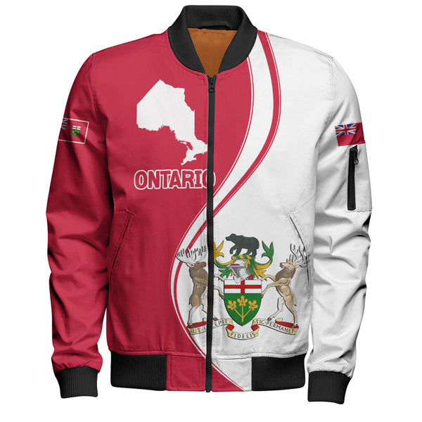 Ontario Bomber Jacket Canada Territories Pride