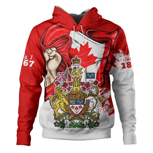 Canada Hoodie Canada Power Pride And Heritage Crest