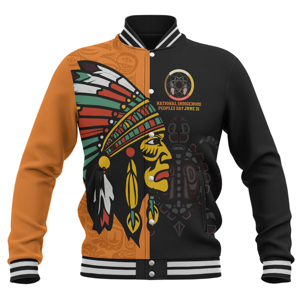 Canada Baseball Jacket Indigenous Honor June 21 Edition