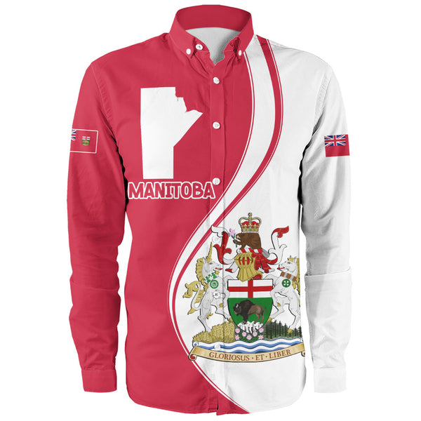 Manitoba Long Sleeve Shirt Canada Territories Pride