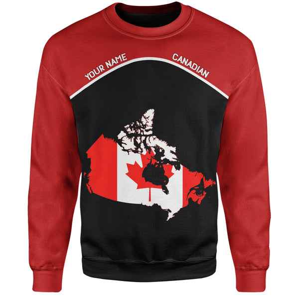 Canada Sweatshirt Red North Classic Canadian Heritage Wear