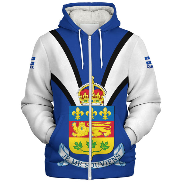 Quebec Sherpa Hoodie Proud Provinces Collection