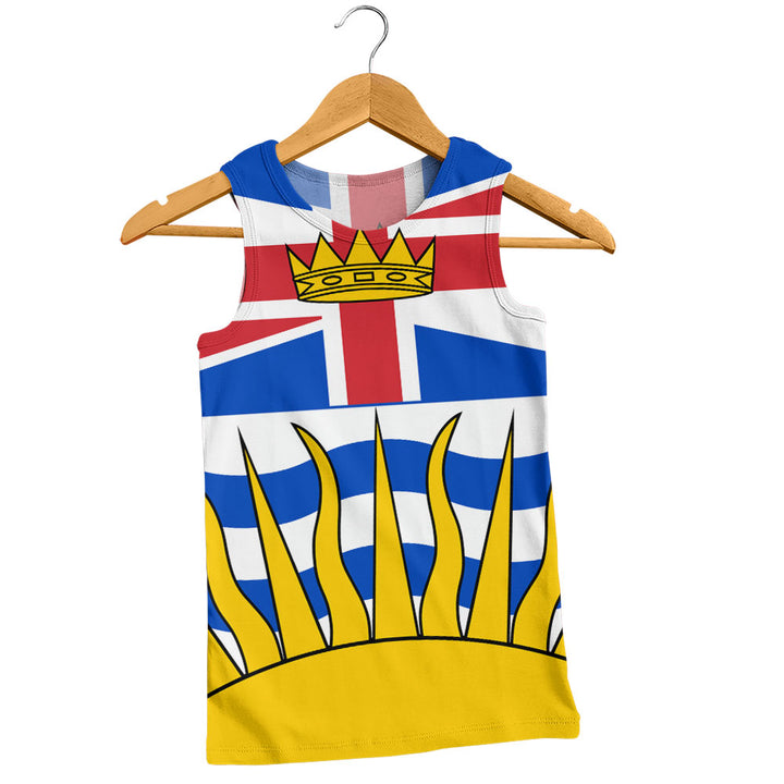 British Columbia Tank Top Flag Minimalist Pride Style