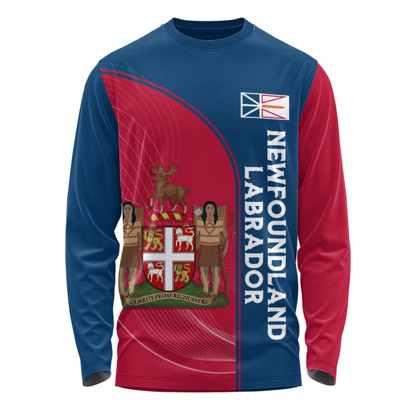 Newfoundland & Labrador Long Sleeve T-Shirt Proud Provincial Heritage