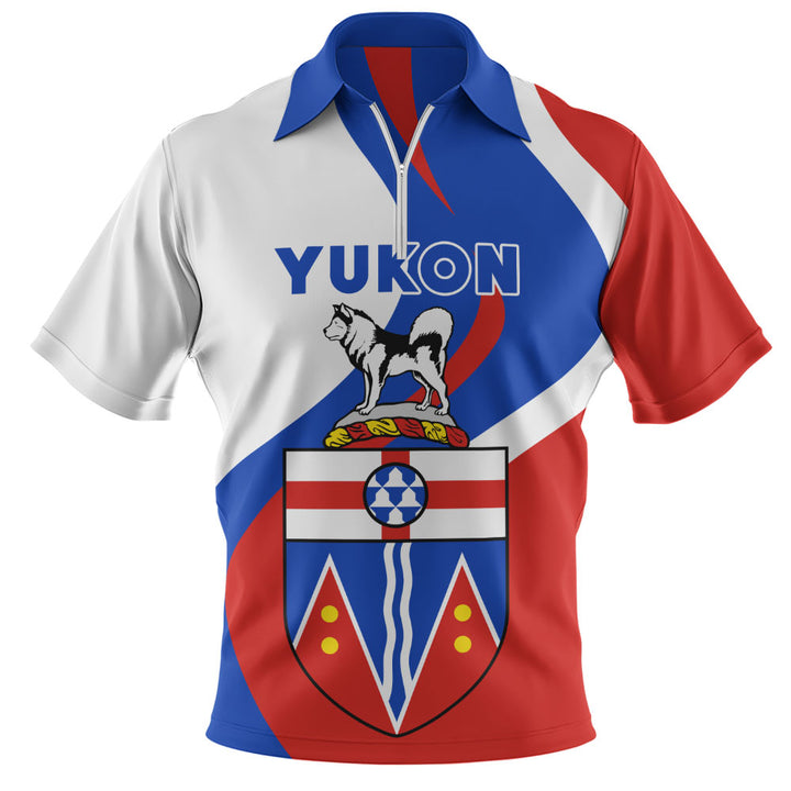 Yukon Zip Polo Shirt Crest Of Identity