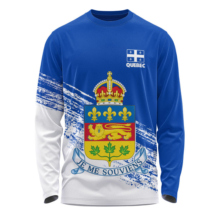 Quebec Long Sleeve T-Shirt Pride Of The Provinces