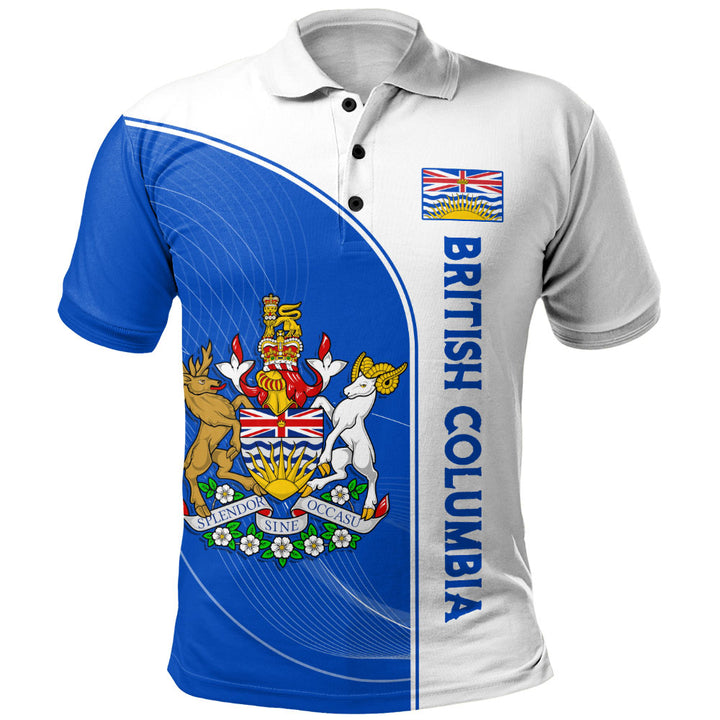 British Columbia Polo Shirt Proud Provincial Heritage