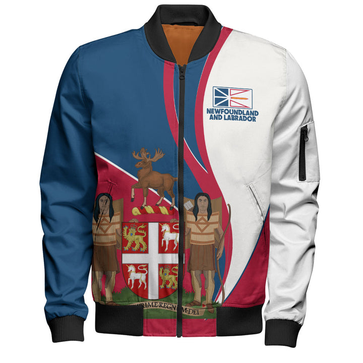 Newfoundland & Labrador Bomber Jacket Heritage Pride Of The North