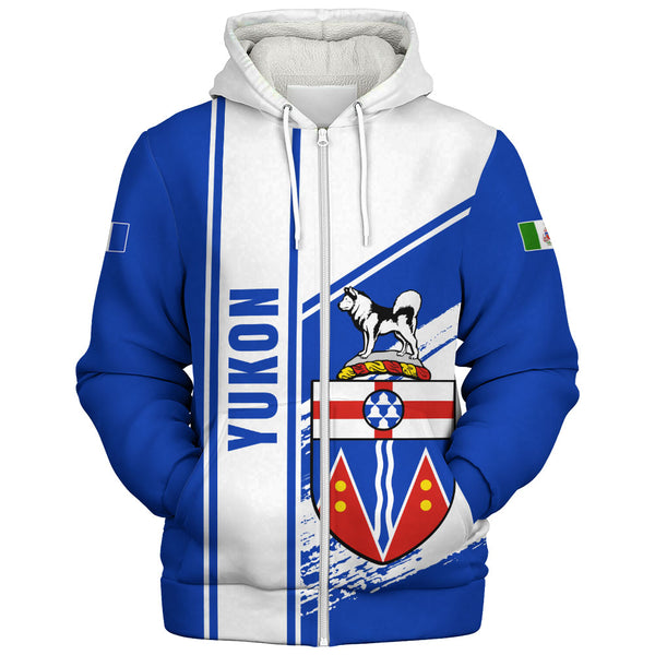 Yukon Sherpa Hoodie Heritage Strength Crest