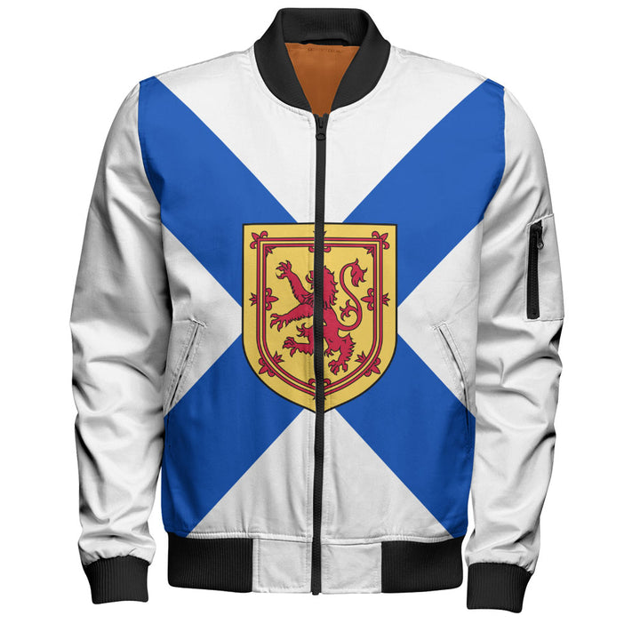 Nova Scotia Bomber Jacket Flag Minimalist Pride Style
