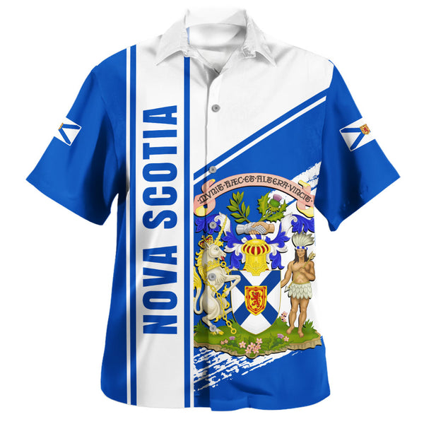 Nova Scotia Bowling Shirt Heritage Strength Crest