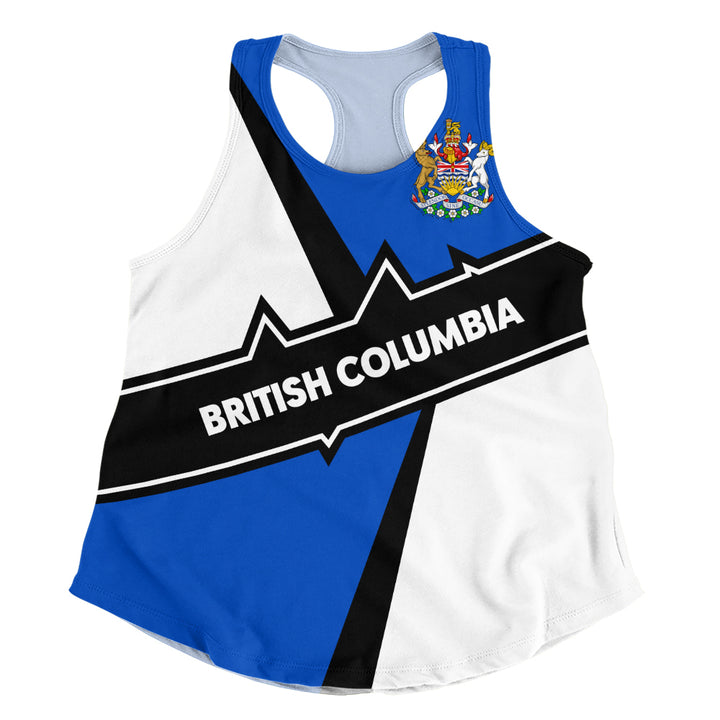 British Columbia Women Tank Loyal True North Provincial Style