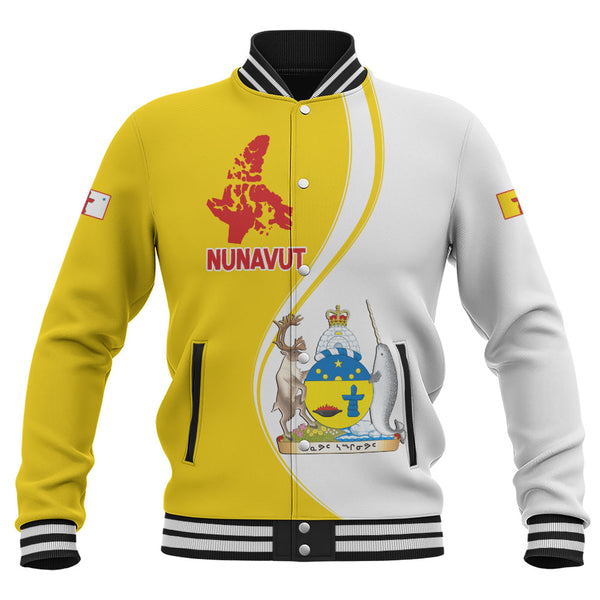 Nunavut Baseball Jacket Canada Territories Pride