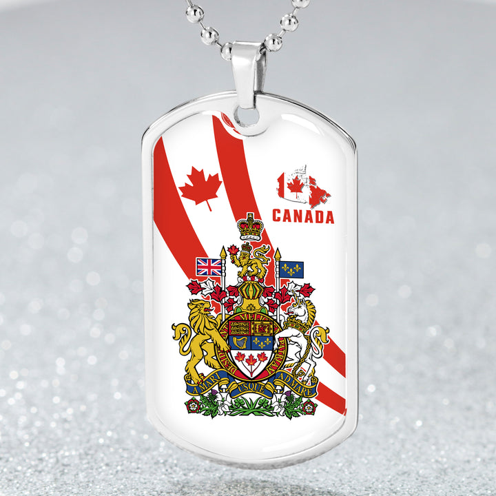 Canada Dog Tag Great North Symbol