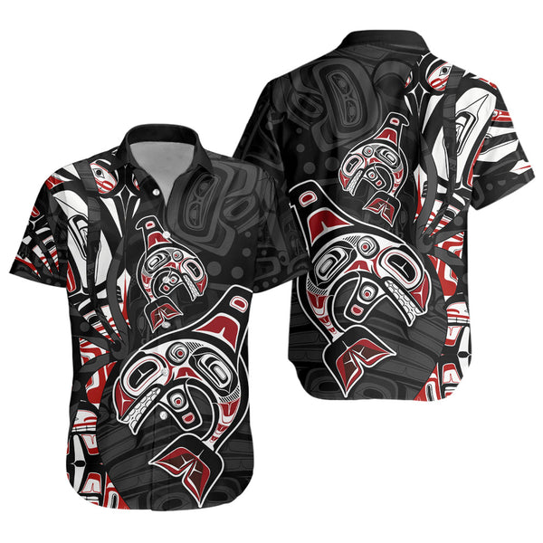 Canada Short Sleeve Shirt Orca Spirit Of The Northwest