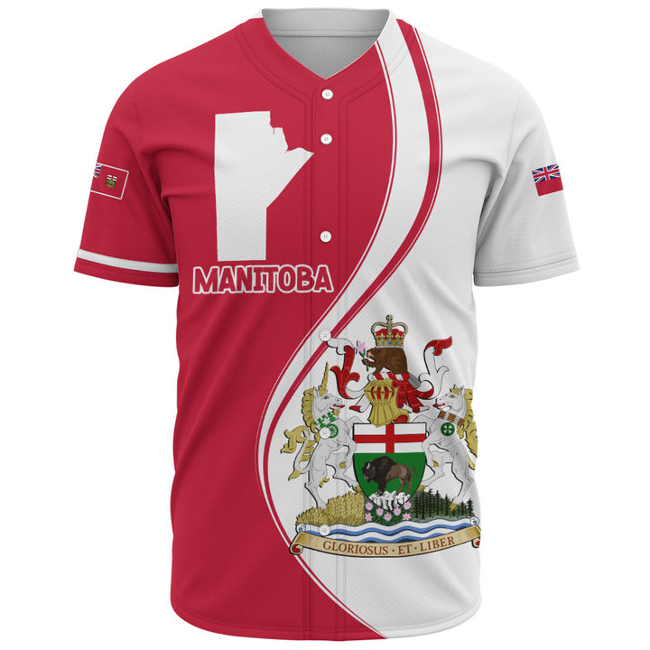 Manitoba Baseball Shirt Canada Territories Pride