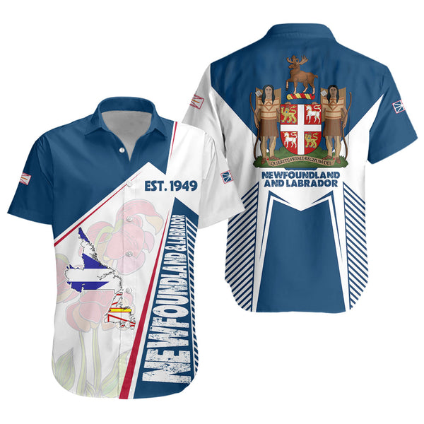 Newfoundland & Labrador Short Sleeve Shirt United Provinces & Territories