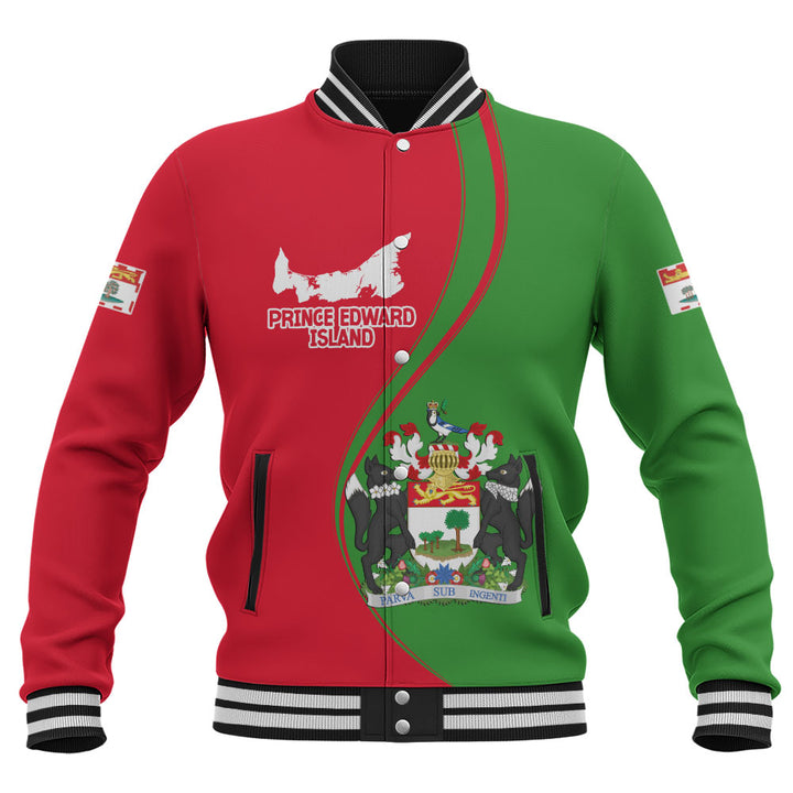 Prince Edward Island Baseball Jacket Canada Territories Pride