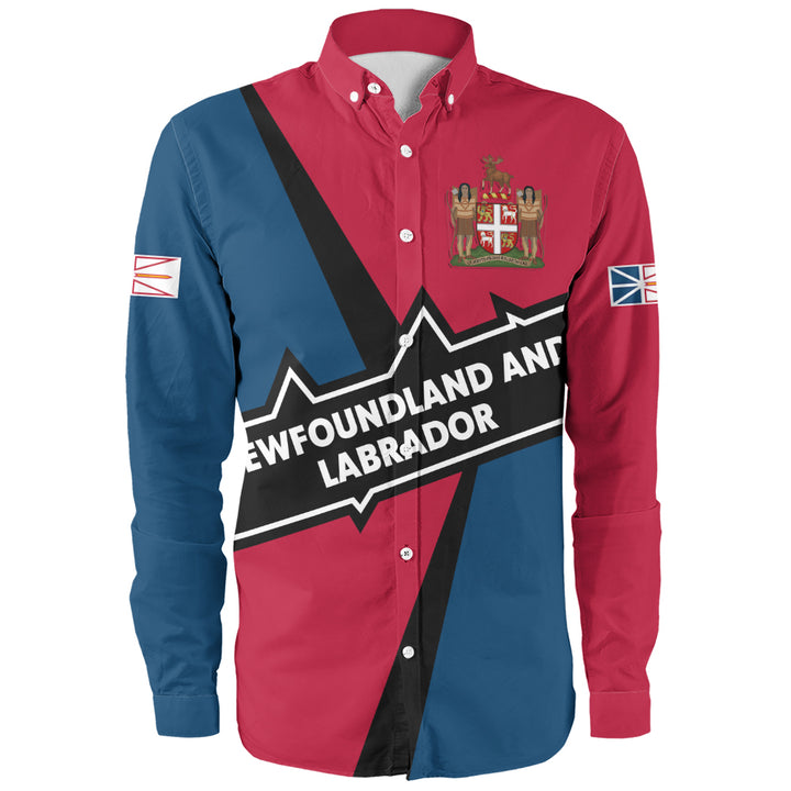 Newfoundland & Labrador Long Sleeve Shirt Loyal True North Provincial Style