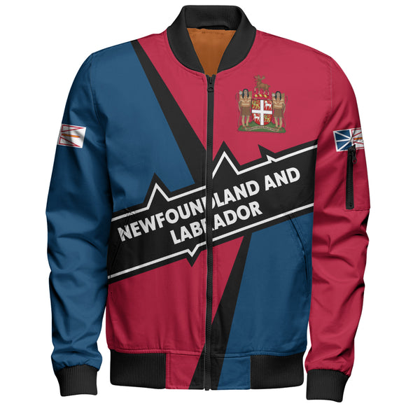 Newfoundland & Labrador Bomber Jacket Loyal True North Provincial Style