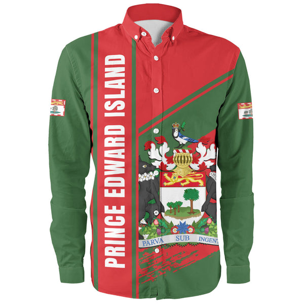 Prince Edward Island Long Sleeve Shirt Heritage Strength Crest