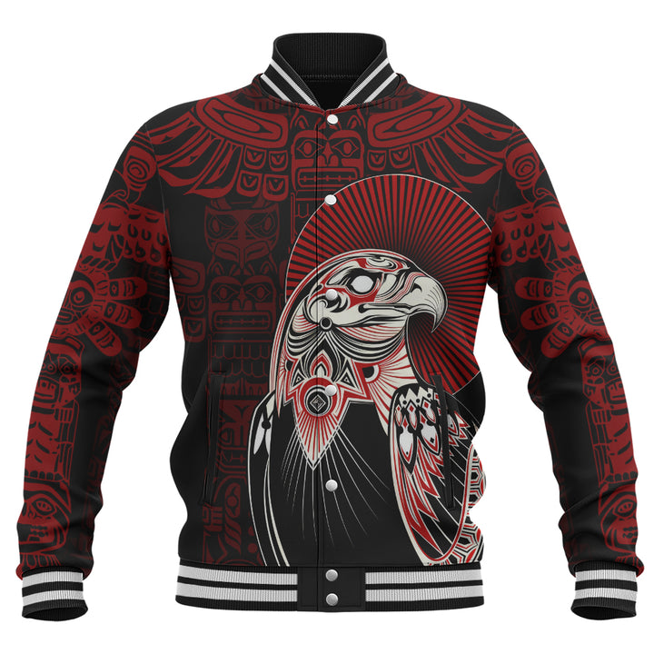 Canada Baseball Jacket Canada Haida Eagle Warrior Legacy