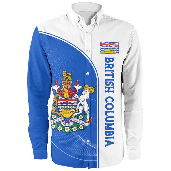British Columbia Long Sleeve Shirt Proud Provincial Heritage