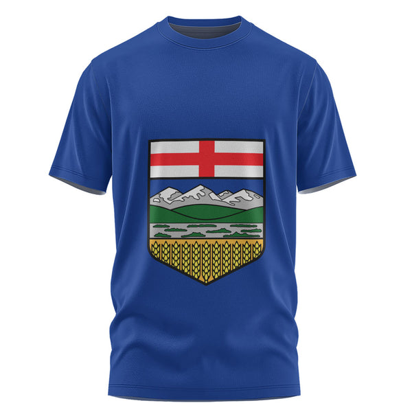 Alberta T-Shirt Flag Minimalist Pride Style