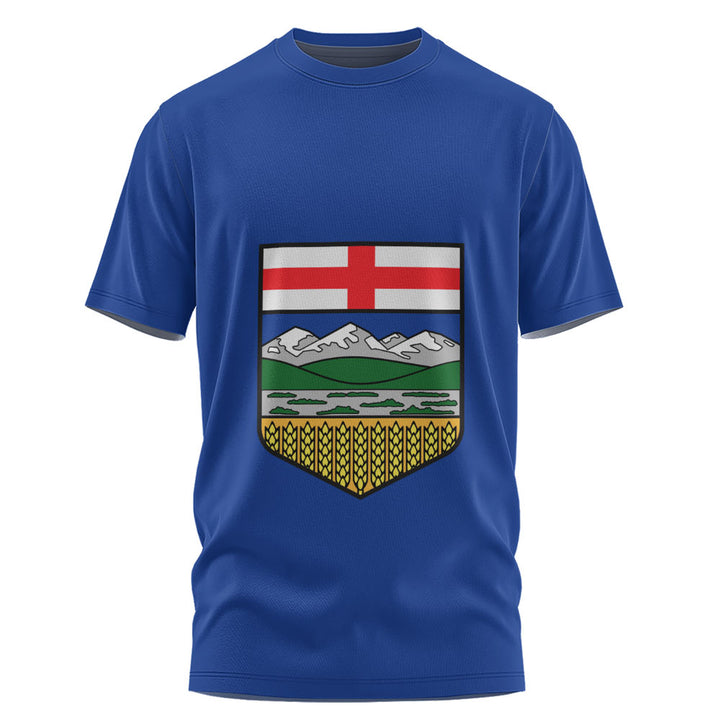 Alberta T-Shirt Flag Minimalist Pride Style