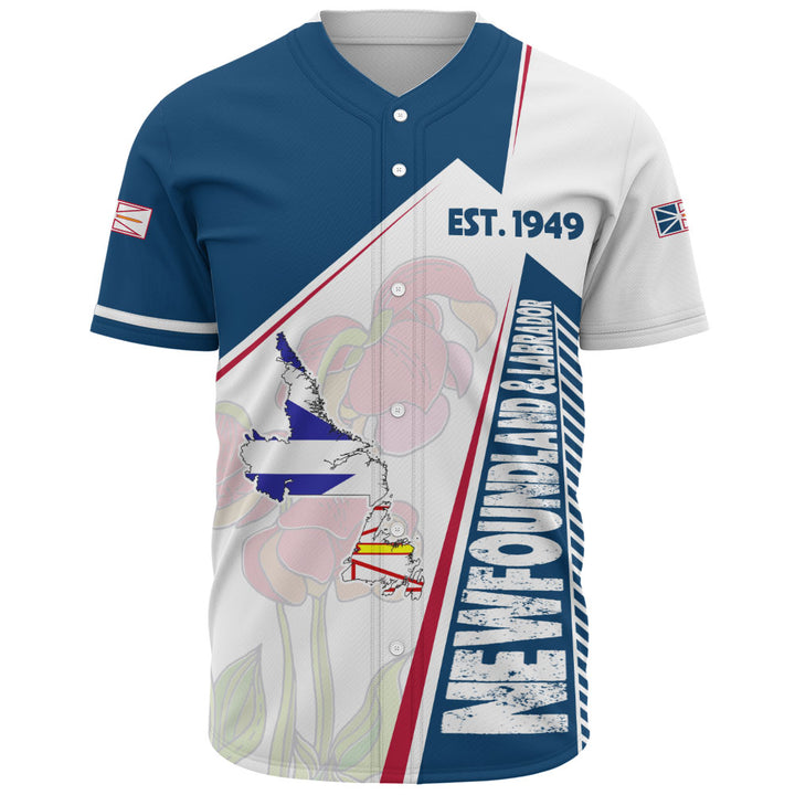 Newfoundland & Labrador Baseball Shirt United Provinces & Territories