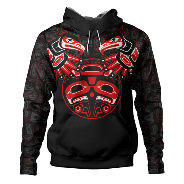Canada Hoodie Haida Twin Ravens