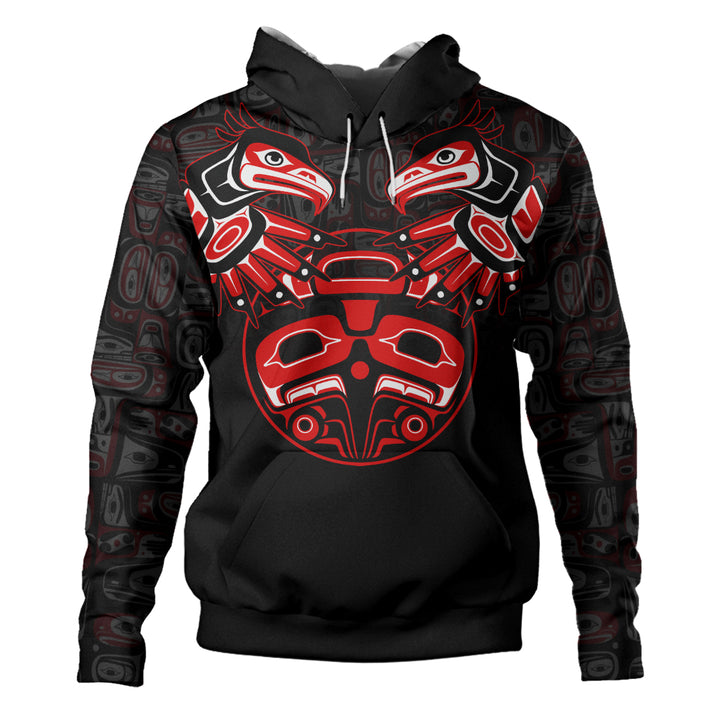 Canada Hoodie Haida Twin Ravens