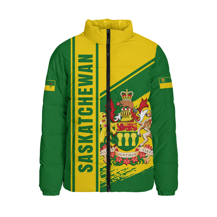 Saskatchewan Padded Jacket Heritage Strength Crest
