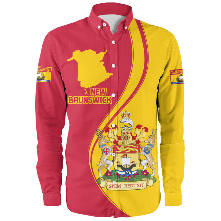 New Brunswick Long Sleeve Shirt Canada Territories Pride
