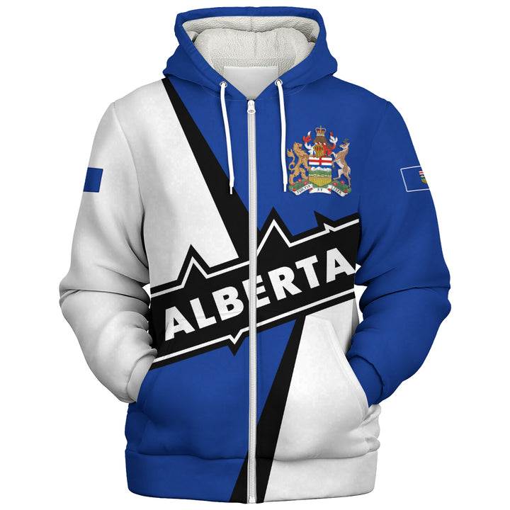 Alberta Sherpa Hoodie Loyal True North Provincial Style