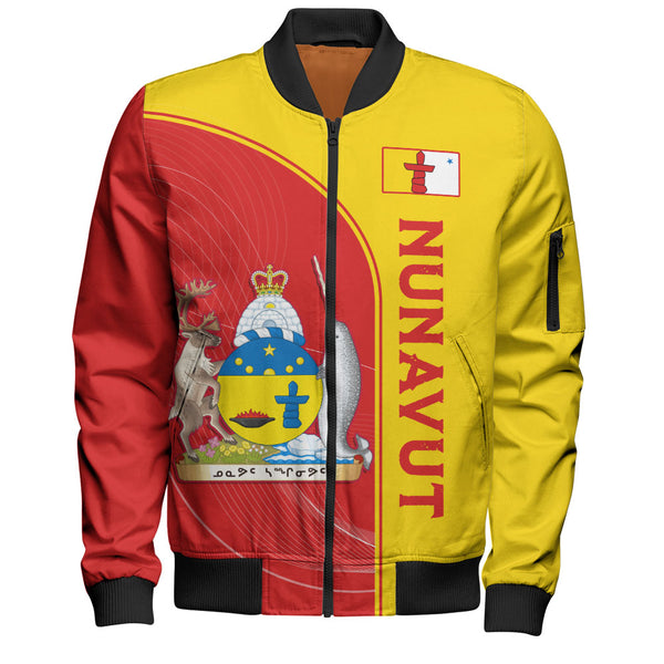 Nunavut Bomber Jacket Proud Provincial Heritage