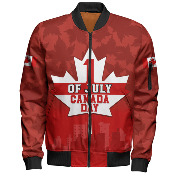 Canada Bomber Jacket Red Maple 1st July National Celebration