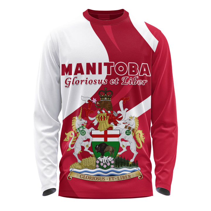 Manitoba Long Sleeve T-Shirt Crest Of Identity