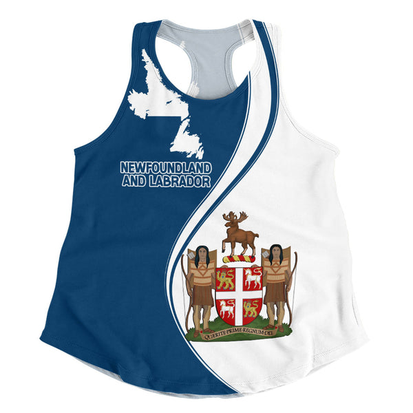 Newfoundland & Labrador Women Tank Canada Territories Pride