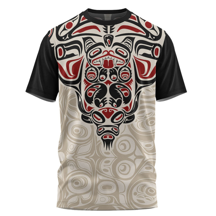 Canada T-Shirt Haida Thunderbird Tribal Spirit Design
