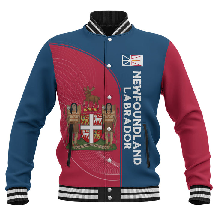 Newfoundland & Labrador Baseball Jacket Proud Provincial Heritage